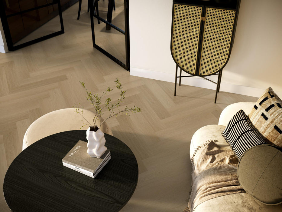 Ambiant Spigato Estino Warm oak | Visgraat Lijm PVC