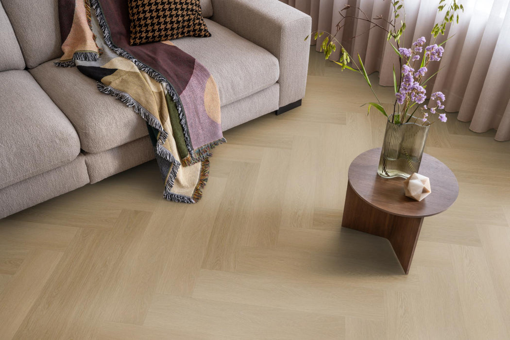 Ambiant Spigato Estino Warm oak | Visgraat Lijm PVC
