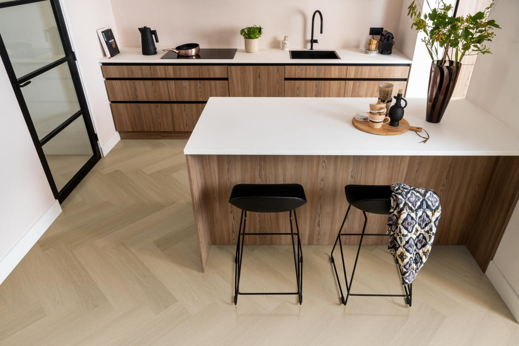 Ambiant Spigato Estino Warm oak | Visgraat Lijm PVC