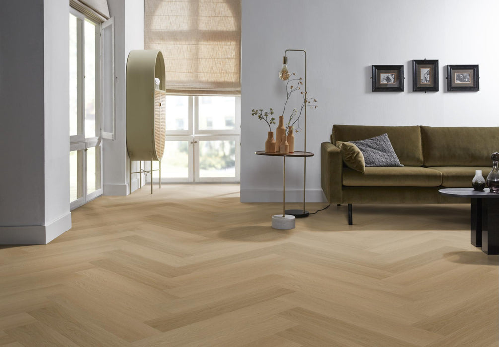 Ambiant Spigato Estino Warm oak | Visgraat Lijm PVC