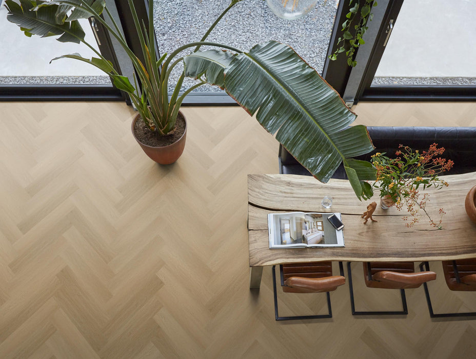 FloorLife YUP Fulham Warm oak - Visgraat Plak PVC