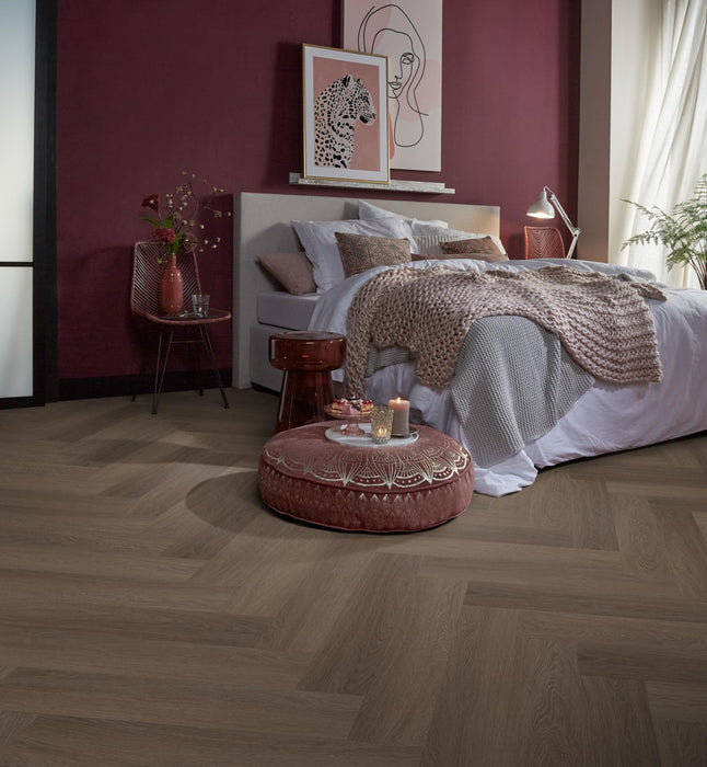 Ambiant Spigato Estino Brown | Visgraat Klik PVC