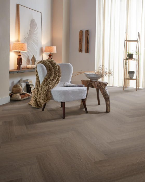 Ambiant Spigato Estino Brown | Visgraat Klik PVC