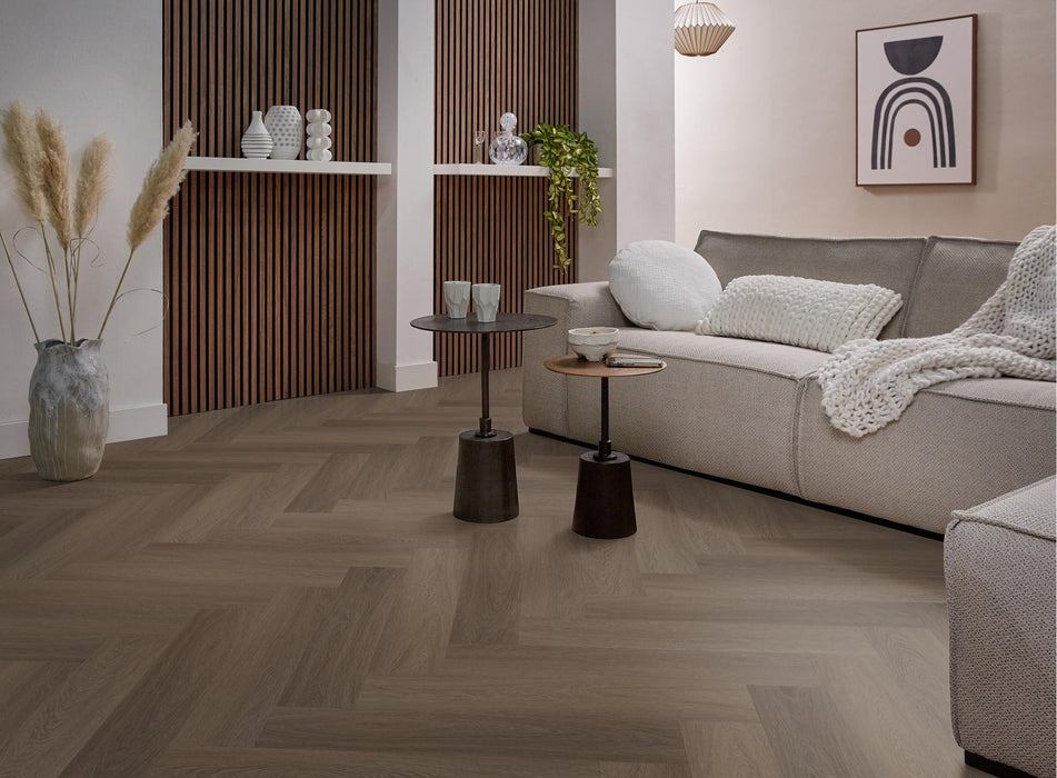 Ambiant Spigato Estino Brown | Visgraat Klik PVC
