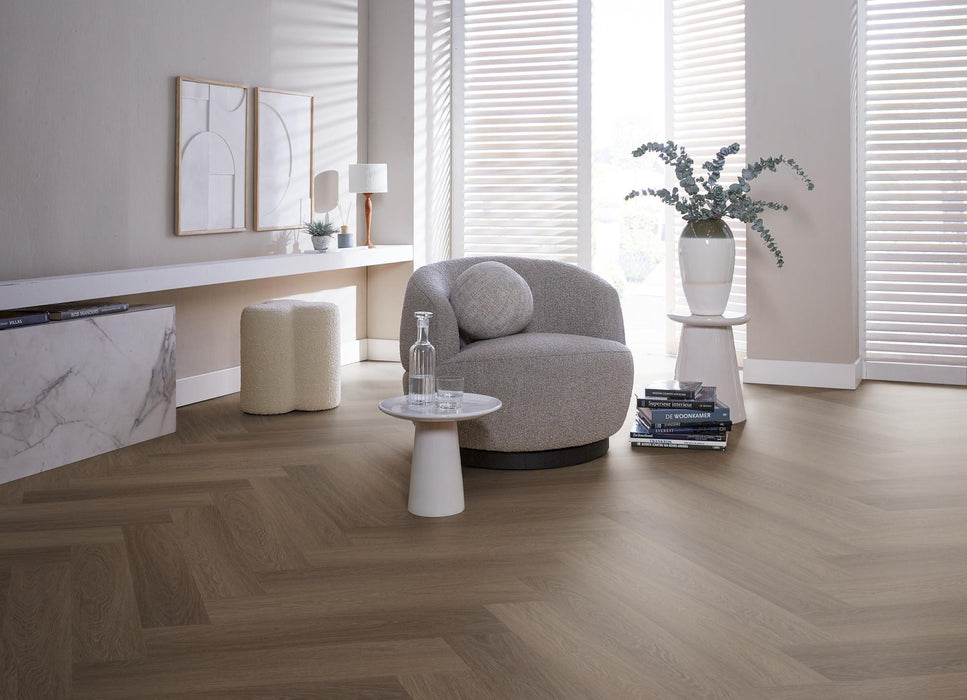 Ambiant Spigato Estino Brown | Visgraat Klik PVC