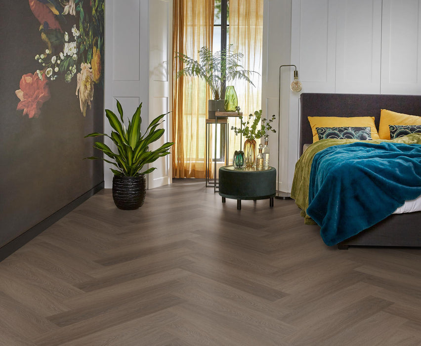 Ambiant Spigato Estino Brown | Visgraat Klik PVC