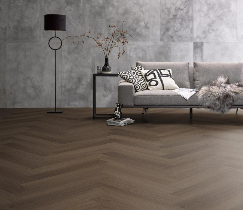 Ambiant Spigato Estino Brown | Visgraat Klik PVC