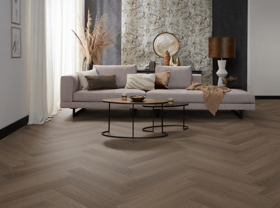 Ambiant Spigato Estino Brown | Visgraat Klik PVC