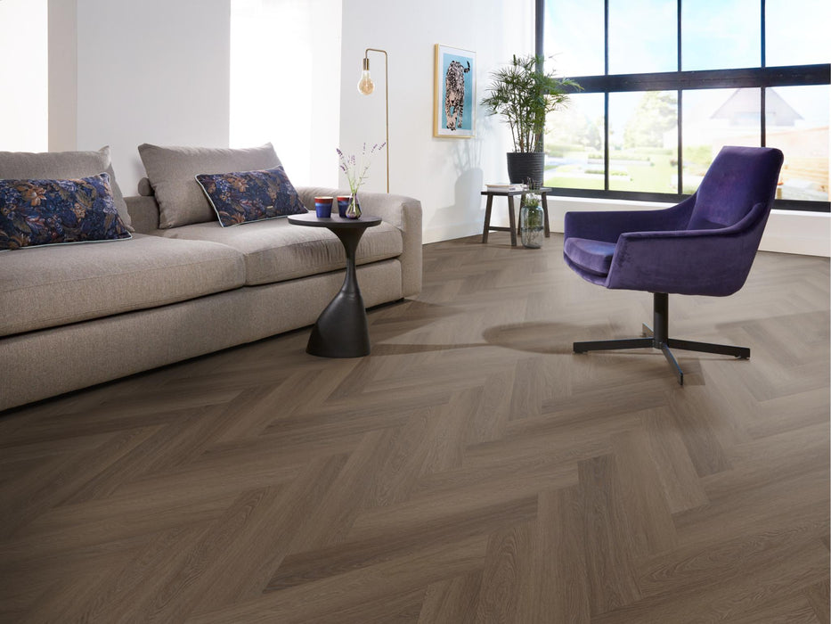 Ambiant Spigato Estino Brown | Visgraat Klik PVC