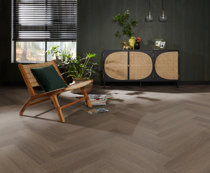 Ambiant Spigato Estino Brown | Visgraat Klik PVC