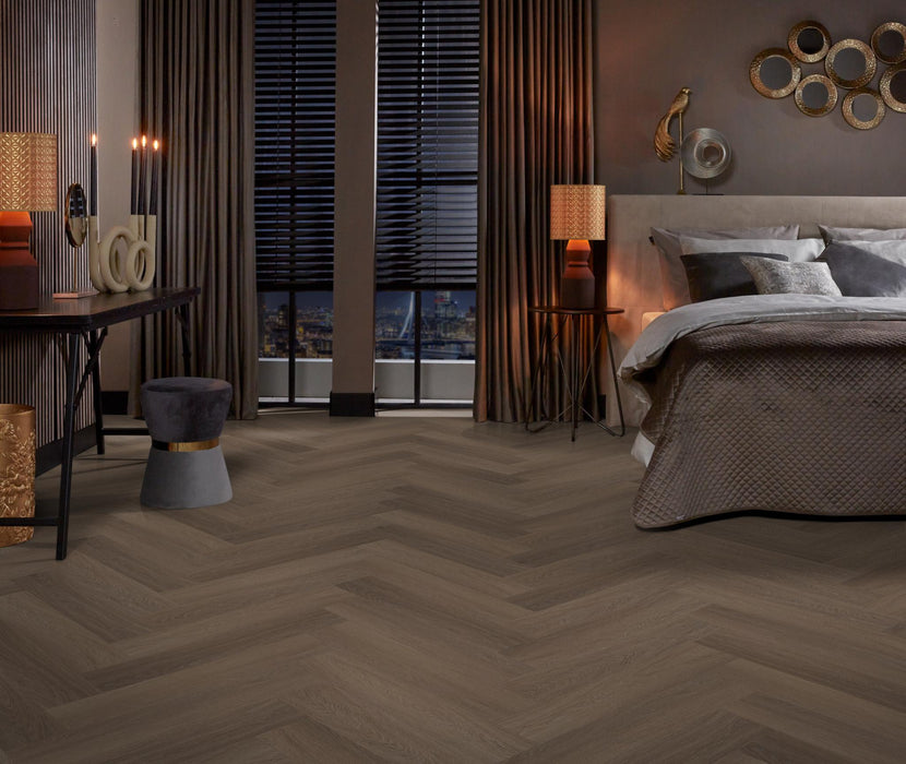 Ambiant Spigato Estino Brown | Visgraat Klik PVC