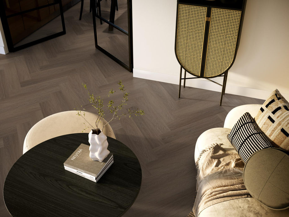 Ambiant Spigato Estino Brown | Visgraat Klik PVC