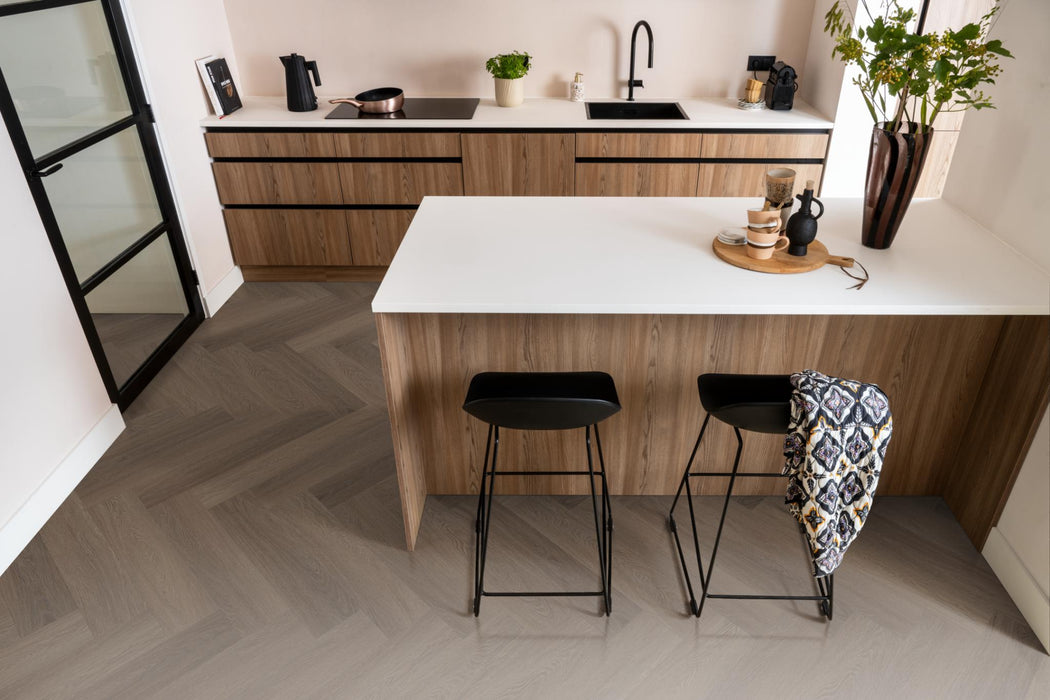 Ambiant Spigato Estino Brown | Visgraat Klik PVC