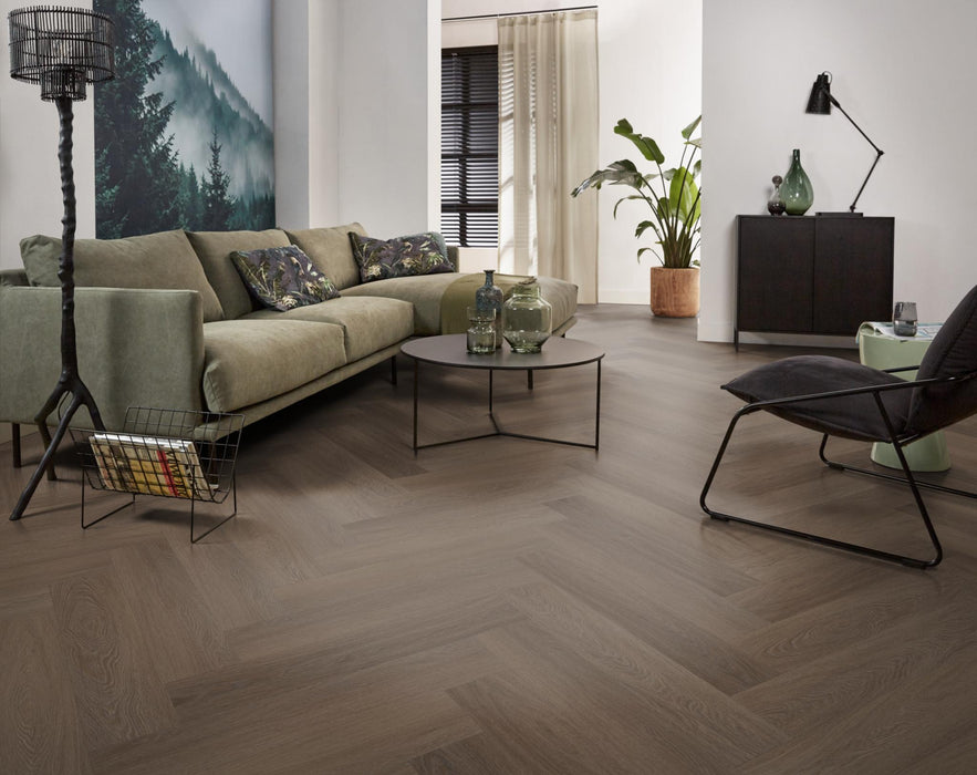 Ambiant Spigato Estino Brown | Visgraat Klik PVC