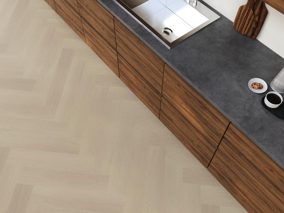 FloorLife YUP Fulham Beige - Visgraat Click PVC