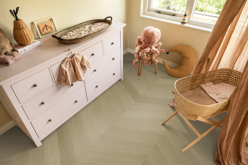 Ambiant Spigato Estino Natural oak | Hongaarse punt | Plak PVC