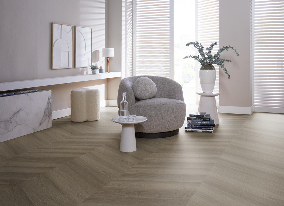 Ambiant Spigato Estino Brown | Hongaarse punt | Plak PVC