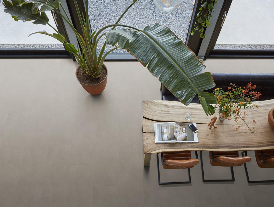 FloorLife Stanmore Warm grey - Tegel 45 x 90 Plak PVC Dryback