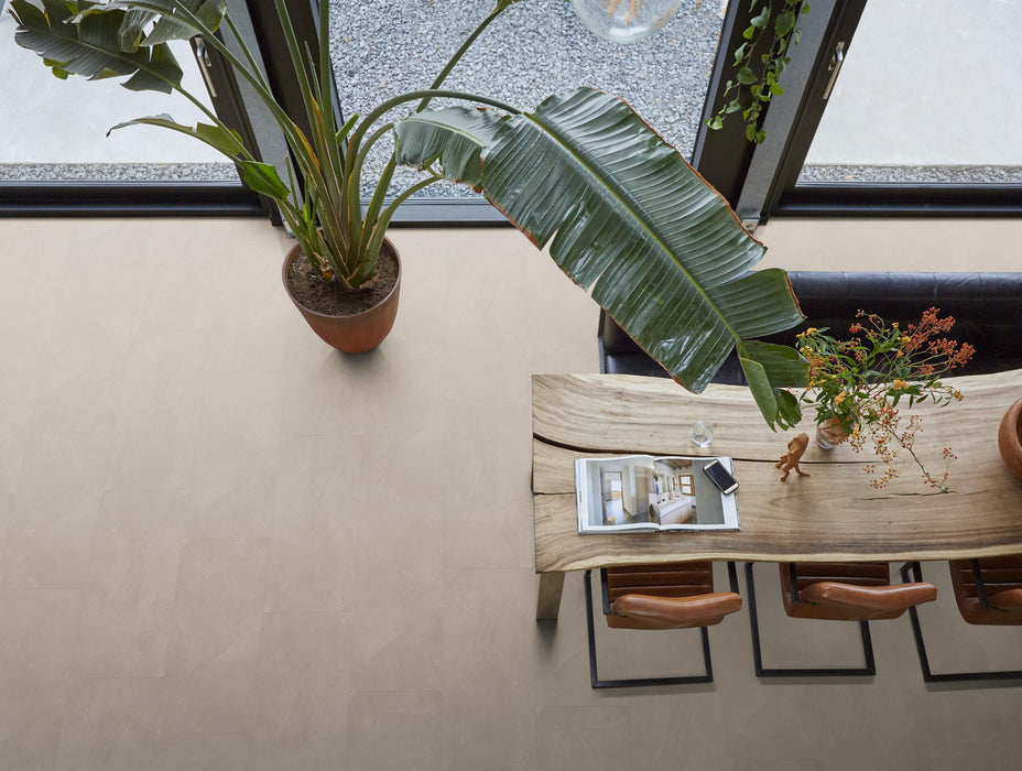 FloorLife Stanmore Warm beige - Tegel 45 x 90 Plak PVC Dryback