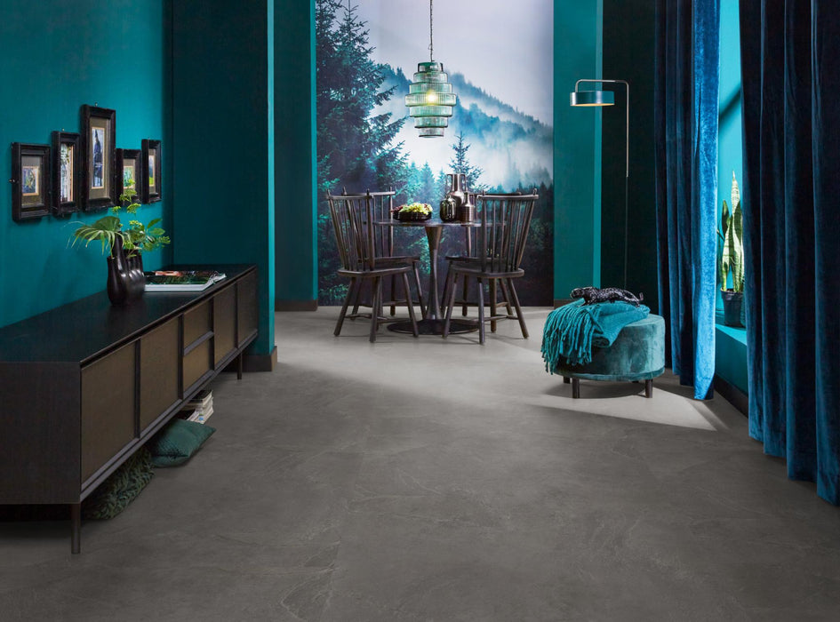 Ambiant Noveno Dark grey | Tegel 90 x 45 Klik PVC