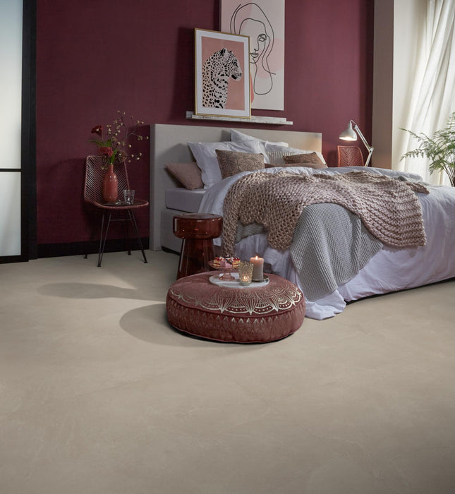 Ambiant Noveno XL Warm beige | Tegel 90 x 90 Plak PVC dryback