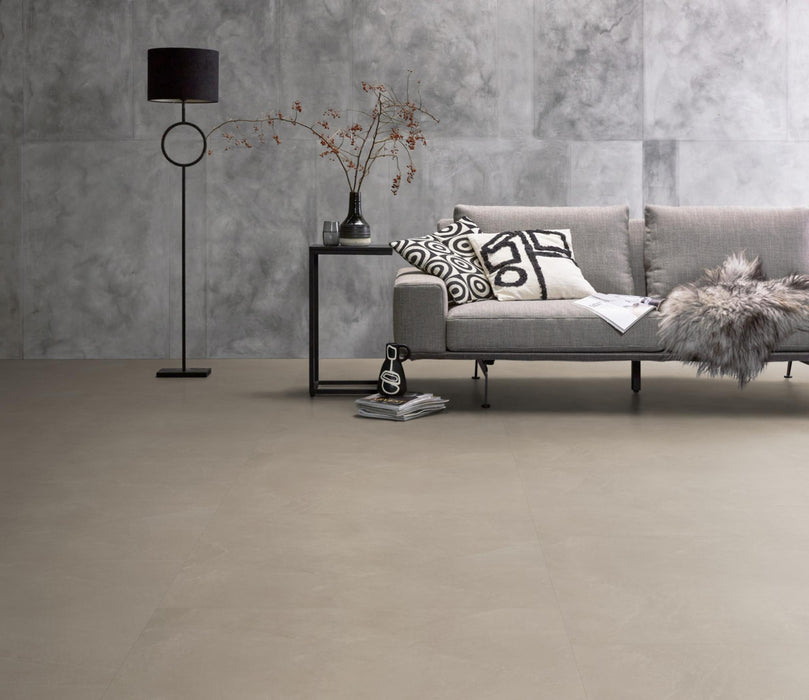 Ambiant Noveno XL Warm beige | Tegel 90 x 90 Plak PVC dryback
