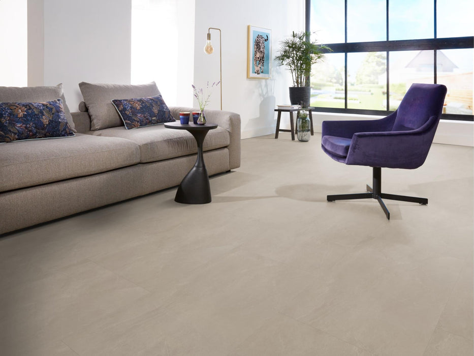 Ambiant Noveno XL Warm beige | Tegel 90 x 90 Plak PVC dryback