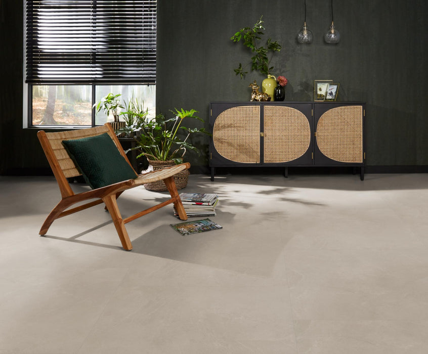 Ambiant Noveno XL Warm beige | Tegel 90 x 90 Plak PVC dryback