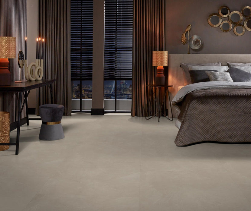 Ambiant Noveno XL Warm beige | Tegel 90 x 90 Plak PVC dryback