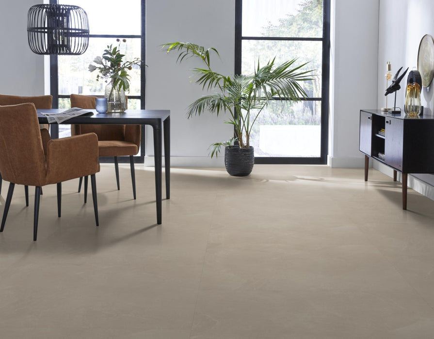 Ambiant Noveno XL Warm beige | Tegel 90 x 90 Plak PVC dryback