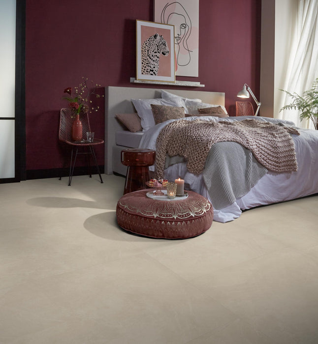 Ambiant Noveno XL Beige | Tegel 90 x 90 Plak PVC dryback
