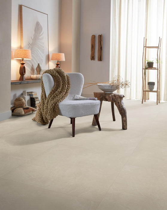 Ambiant Noveno XL Beige | Tegel 90 x 90 Plak PVC dryback
