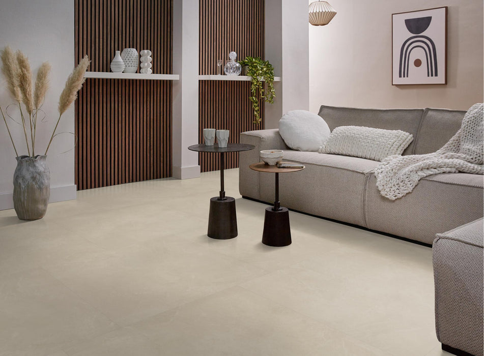 Ambiant Noveno XL Beige | Tegel 90 x 90 Plak PVC dryback