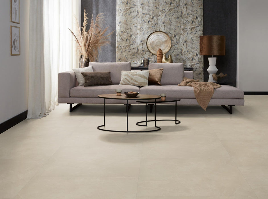 Ambiant Noveno XL Beige | Tegel 90 x 90 Plak PVC dryback