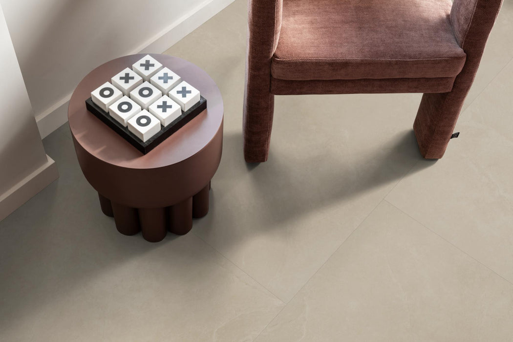 Ambiant Noveno XL Beige | Tegel 90 x 90 Plak PVC dryback