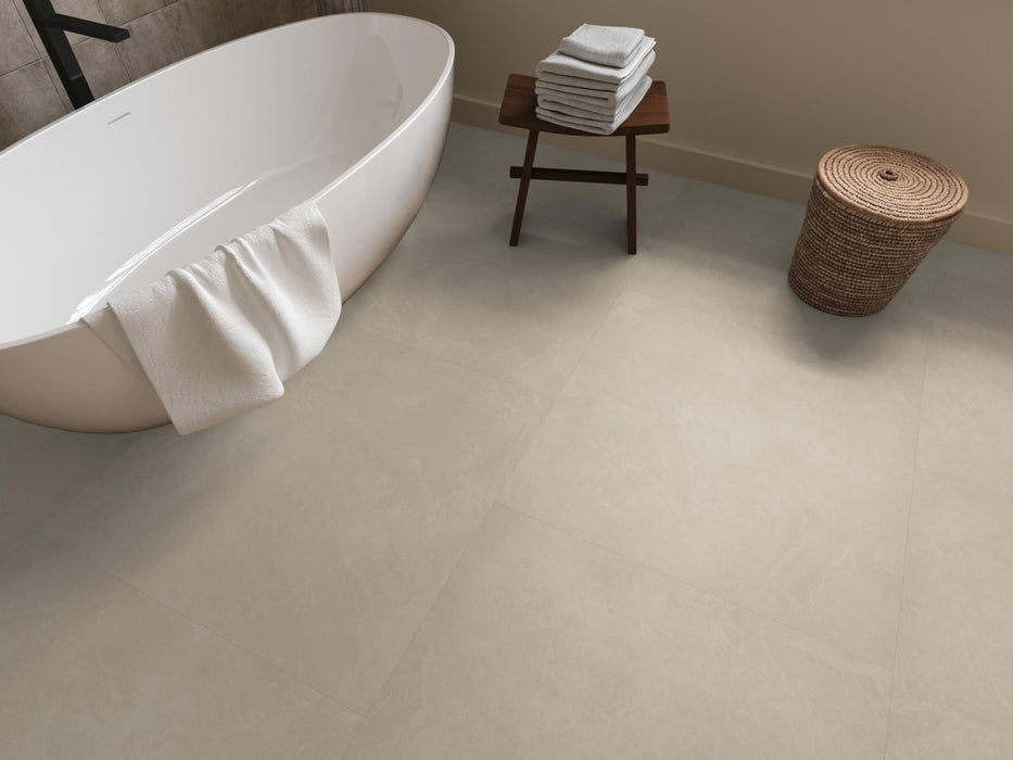 Ambiant Noveno XL Beige | Tegel 90 x 90 Plak PVC dryback