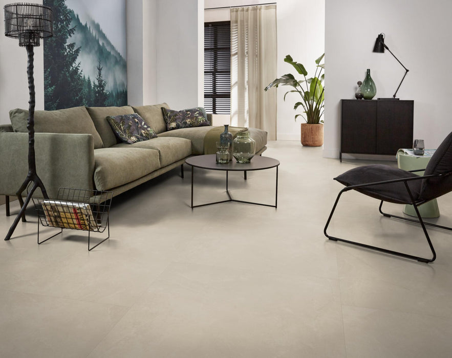 Ambiant Noveno XL Beige | Tegel 90 x 90 Plak PVC dryback