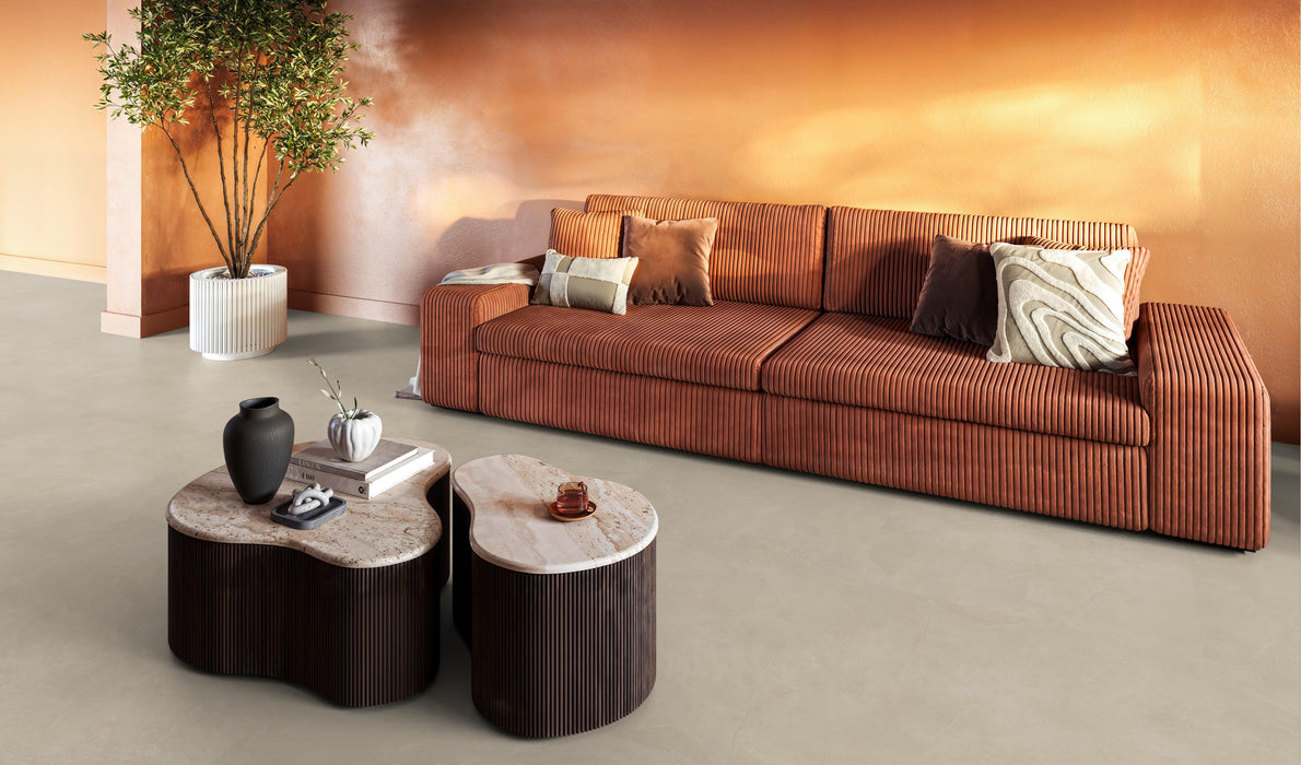 FloorLife Stanmore XL Beige - Tegel 90 x 90 Plak PVC Dryback