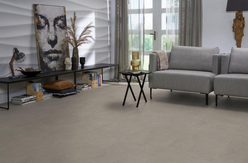 Staal van Ambiant Noveno Warm grey | Tegel 90 x 45 Klik PVC