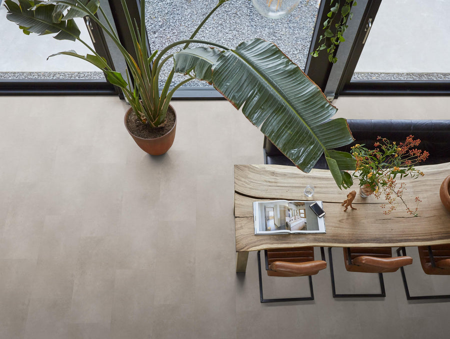 FloorLife Southwark Light grey - Tegel 45 x 90 Plak PVC Dryback