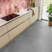 Sfeerbeeld Ambiant Sarino XL Dark grey | Tegel 90 x 90 Plak PVC dryback
