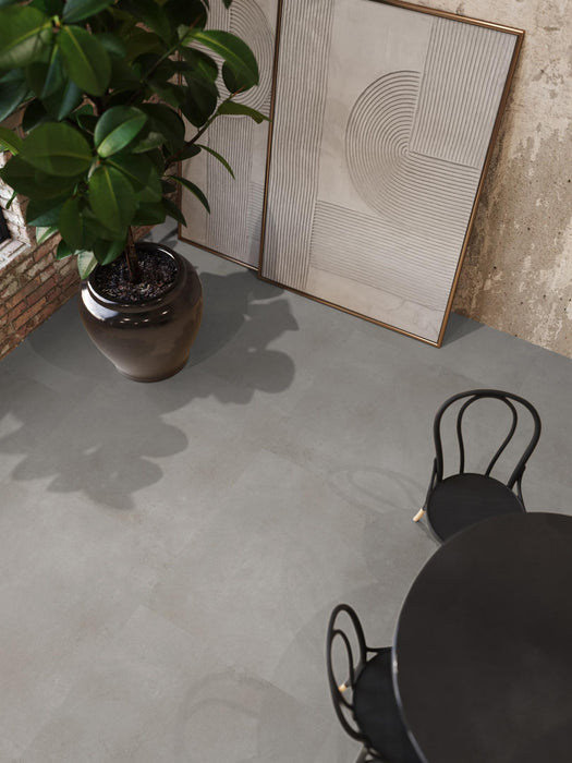 FloorLife Southwark XL Grey - Tegel 90 x 90 Plak PVC Dryback