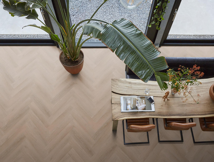FloorLife YUP Merton Dark oak - Visgraat Click PVC