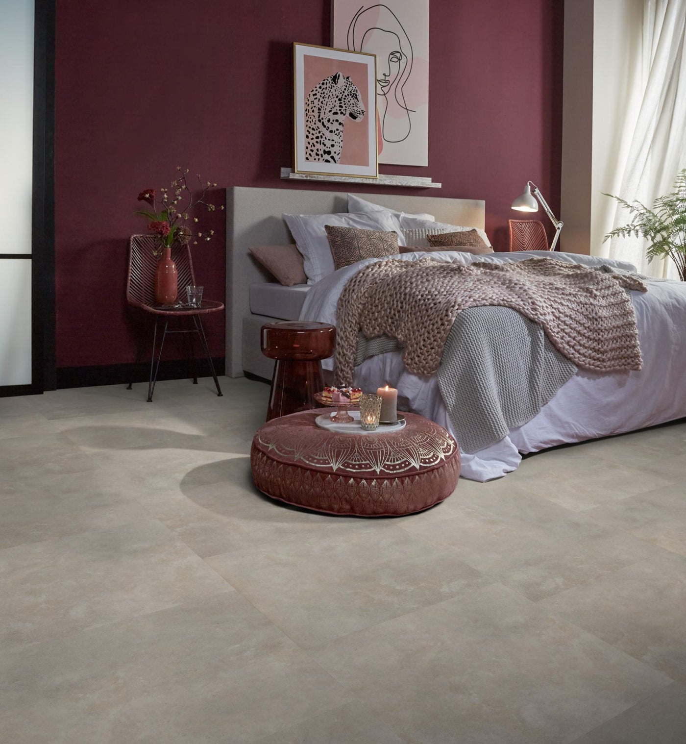 Ambiant Ceramo Beige | Tegel 60 x 60 Klik PVC