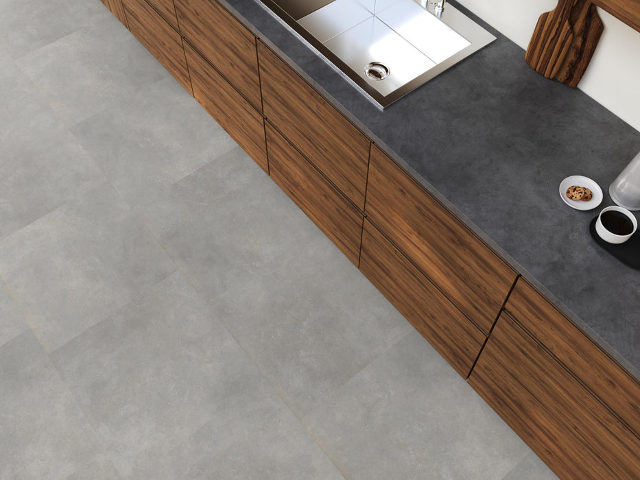 FloorLife Victoria XL Light grey - Tegel 80 x 40 Click PVC