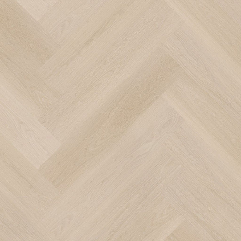 Staal van Ambiant Spigato Soleno Beige - Visgraat Plak PVC