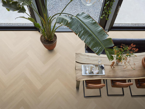 FloorLife YUP XL Brentford Natural - Visgraat Plak PVC
