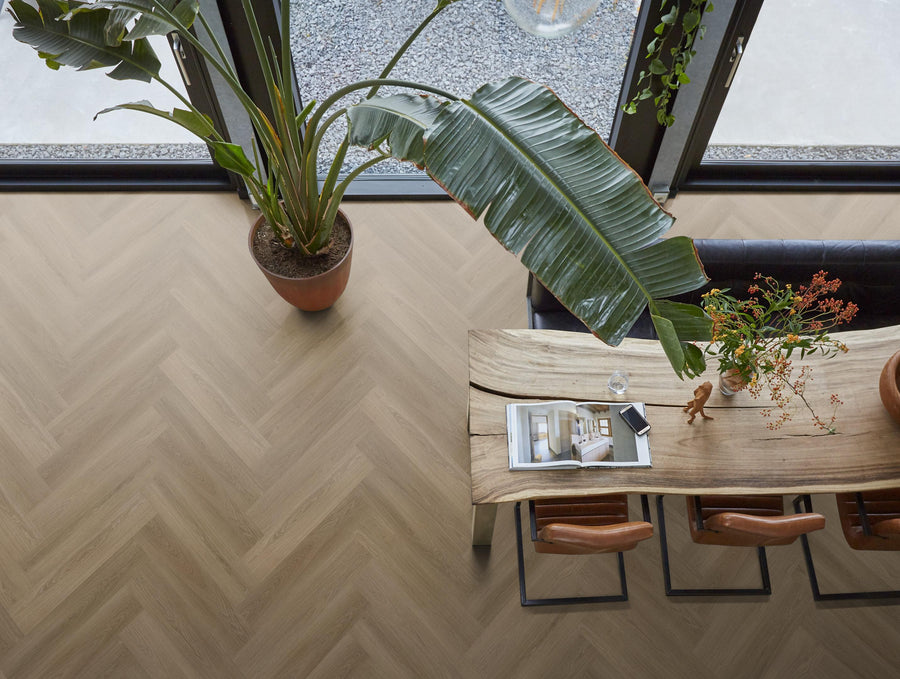 FloorLife YUP XL Brentford Dark oak - Visgraat Click PVC