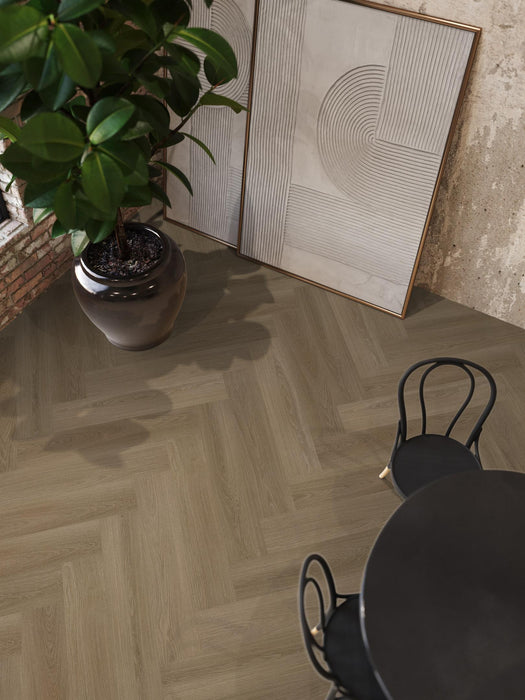 FloorLife YUP XL Brentford Dark oak - Visgraat Click PVC