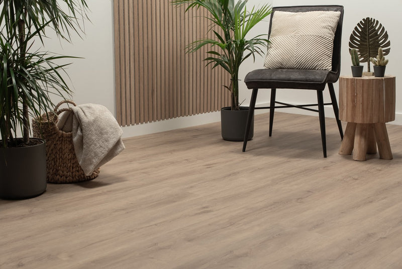 Staal van Floer Natuur Onnen Onbehandeld - Dryback Plak PVC